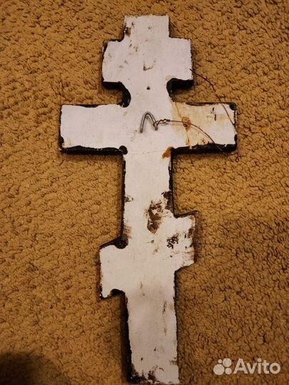 Крест настенный из гипса