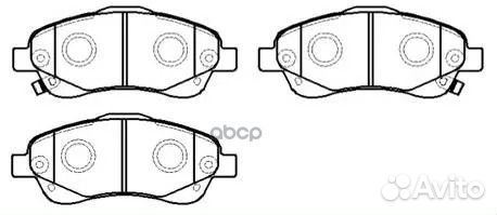 Колодки торм. HP9150 HSB