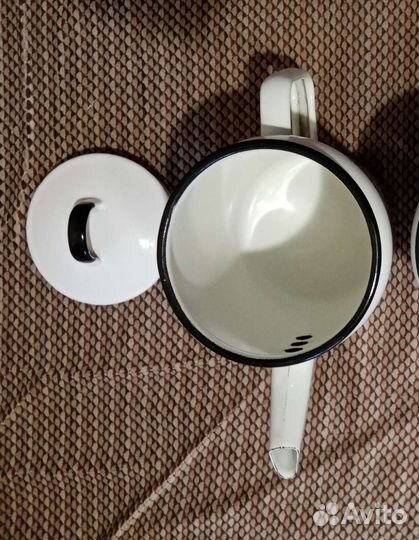 Кофейник эмалированный СССР