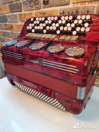 Баян Итальянский Scandalli Номерной L 638/24