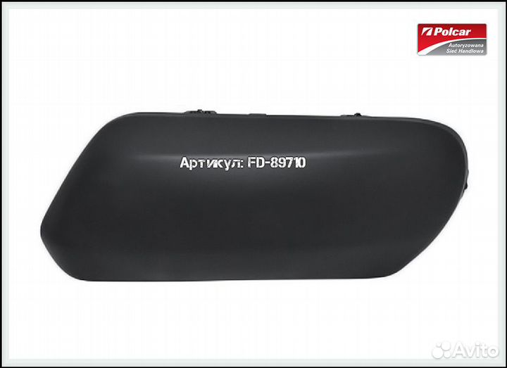 Накладка переднего бампера Peugeot 307