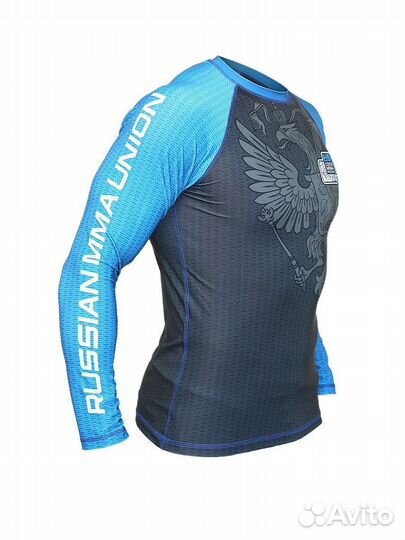 Рашгард Союз мма России (синий, S)