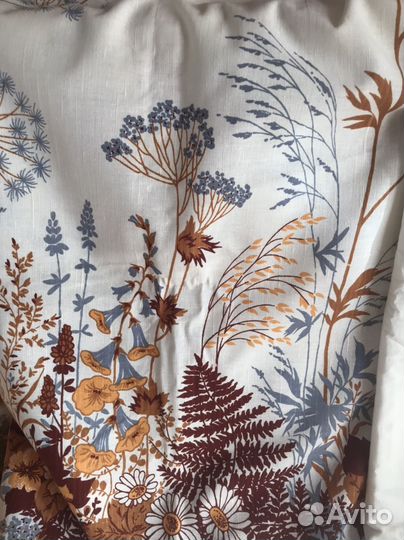 Ткань отрезы хлопок лен СССР