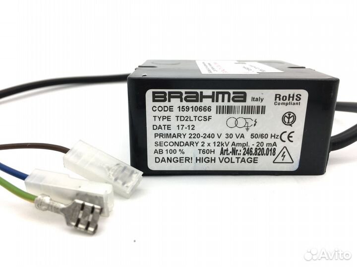 Трансформатор розжига Brahma TD2ltcsf 15910666