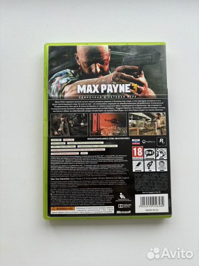 Игра для приставки xbox 360 Max Payne 3