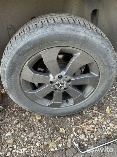 Диски с резиной на mercedes r18 w166