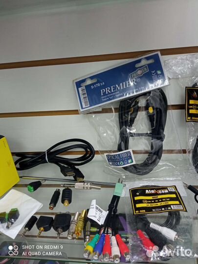 Аудио кабели, адаптеры, шнуры для оргтехники