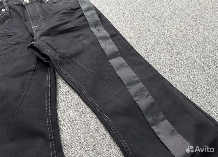 Джинсы Клеш Rick Owens SS24 Flared Jeans