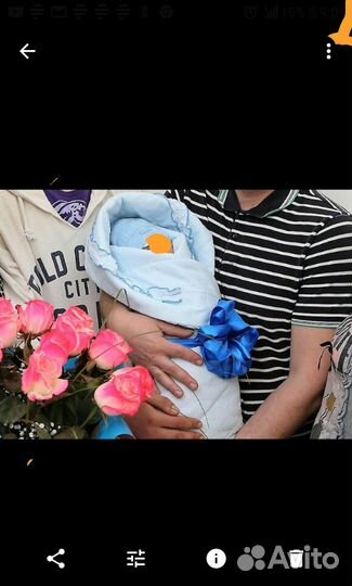 Одеяло конверт на выписку