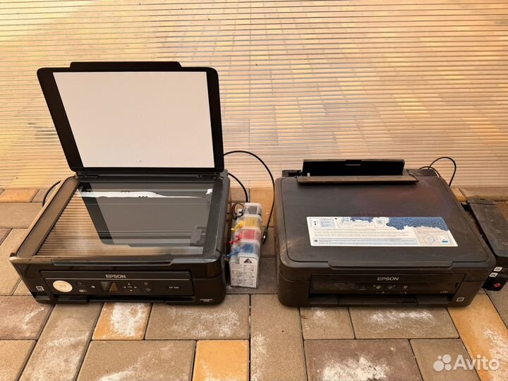 Цветной струйный принтер Epson 2шт