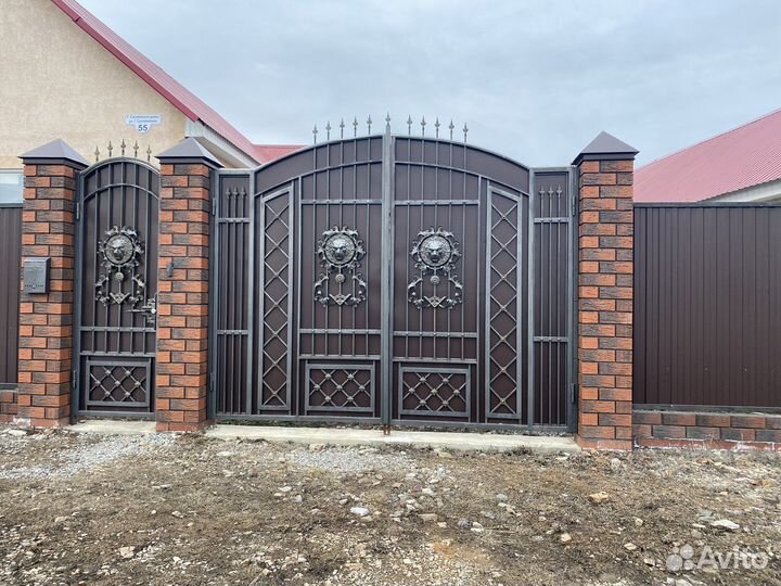 Ворота кованые