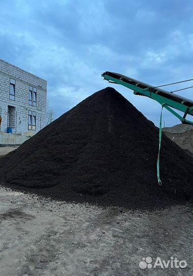 Чернозём. Плодородная земля. Торф. Пескогрунт. 1