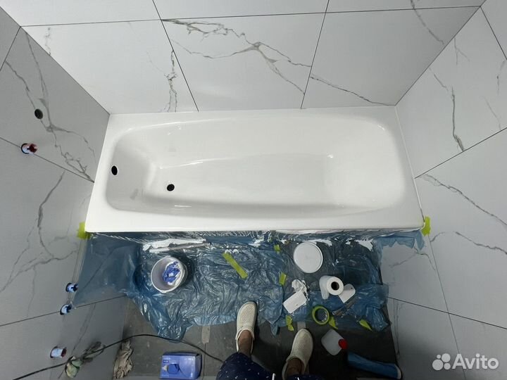 Реставрация ванн жидким акрилом