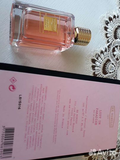 Парфюмерия женская Ex Nihilo Lust in Paradise