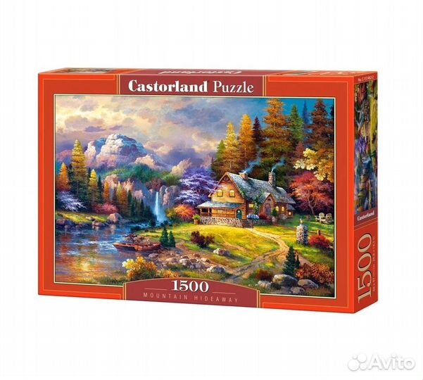 Пазлы 1500 Домик горах, С-151462, 411262