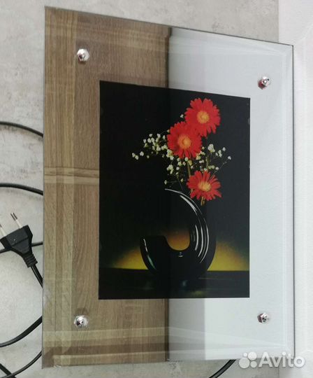 Картина с подсветкой зеркальная