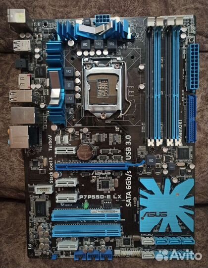 Материнская плата P7P55D-E LX сокет 1156