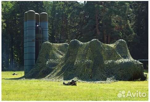 Маскировочная сеть Мкт-2Л 12х18м. Новая Зелёная