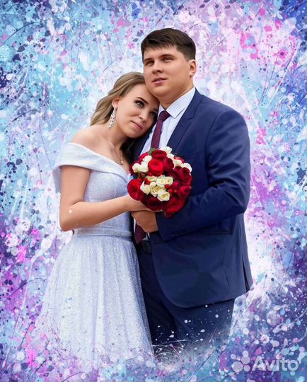 Портрет фото на холсте, под заказ, дрим арт, шарж