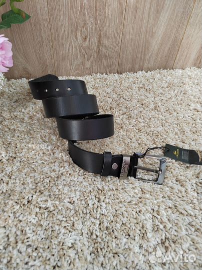 Мужской кожаный ремень Lacoste