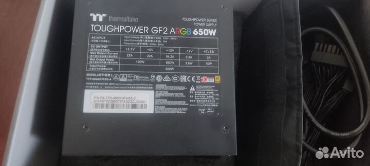 Thermaltake toughpower gf2 650w блок питания
