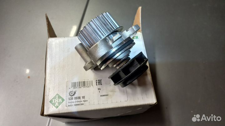 Водяной насос для VAG Ina 538 0038 10