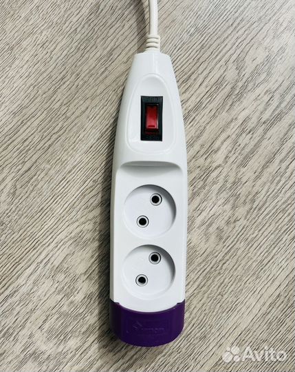 Удлинитель сетевой фильтр, 1,8 метра