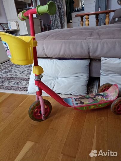 Самокат детский трехколесный бу