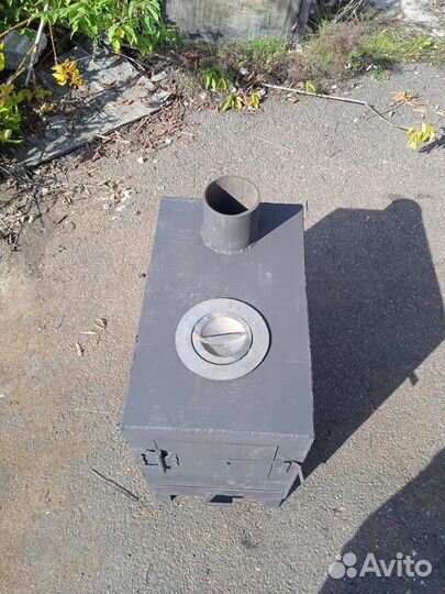 Буржуйка 4мм с кольцами