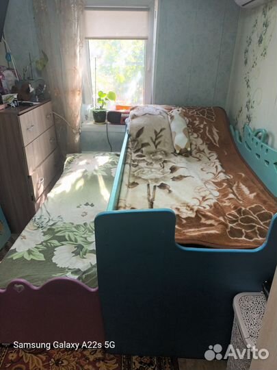 Детская кровать от 3 лет с матрасом бу