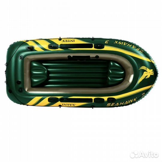 Надувная лодка intex seahawk 3