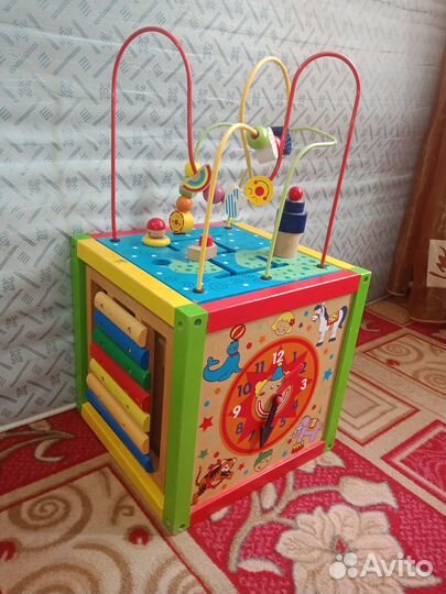 Бизиборд Куб (Бизибокс) 30х30х30см