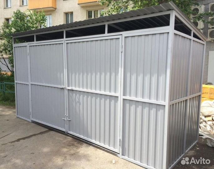 Контейнерная площадка для тбо 3500х1700х2200мм