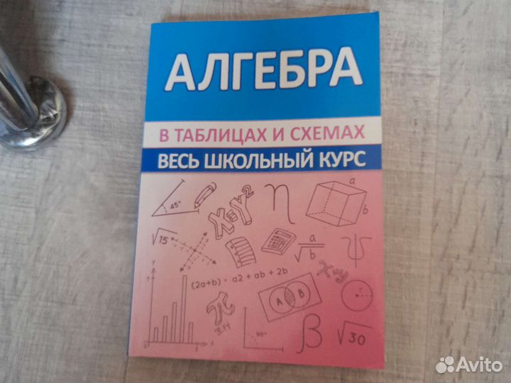 Весь школьный курс алгебры и геометрии в таблицах