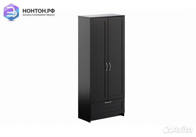 Шкаф двухдверный Сириус с 1 ящиком дуб венге