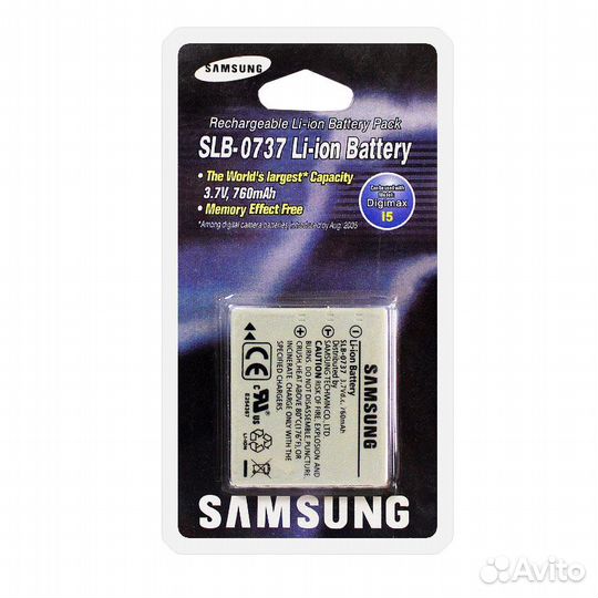 Аккумулятор samsung SLB-0737 (SBC-L5)