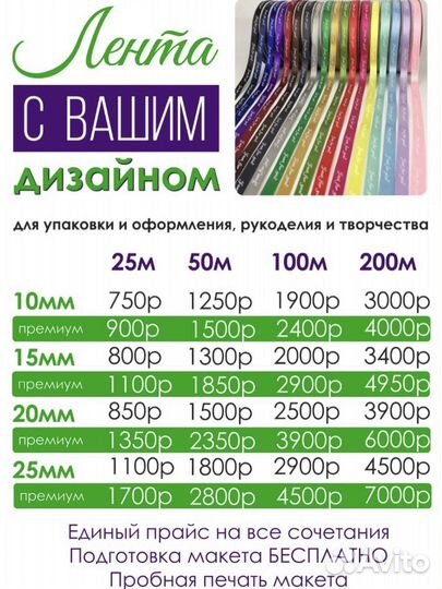 Печать на ленте Cувенирная лента Брендирование