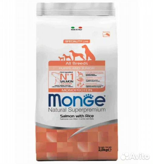 Сухой корм для щенков Monge Speciality 2.5 кг
