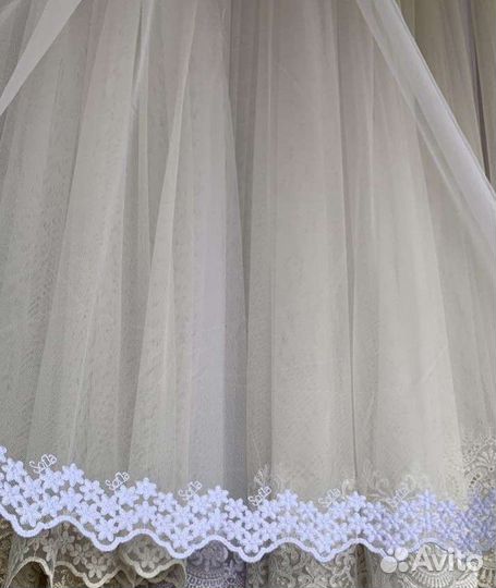 Тюль новый на отрез