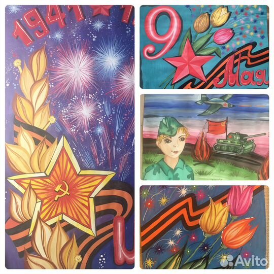 Рисунки в садик и школу