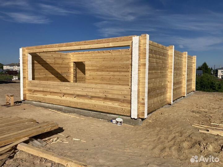 Сруб бани 4х3