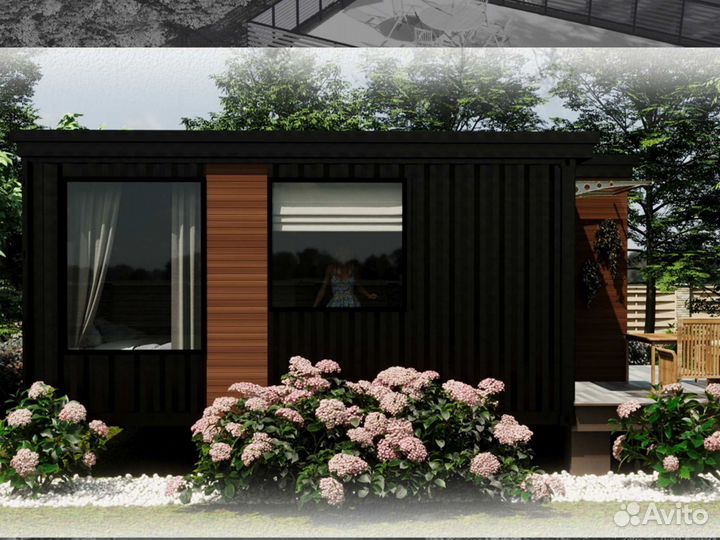 Модульный дом 57м2 из контейнеров. Любой сложности