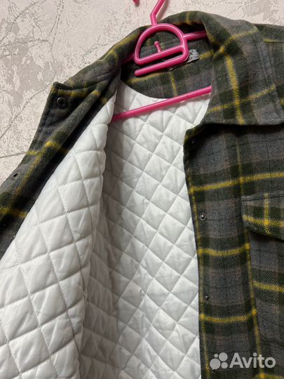 Теплая рубашка женская