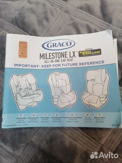 Детское автокресло Graco от 0 до 36 кг