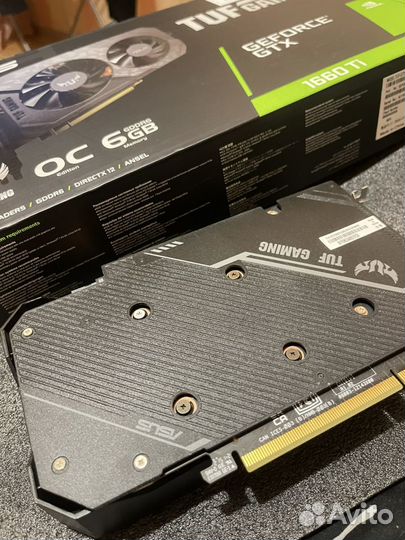 Видеокарта asus GTX 1660 Ti 6 Gb TUF Gaming