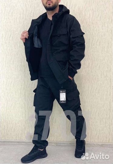 Демисезонный костюм горка 8 чёрный для осень