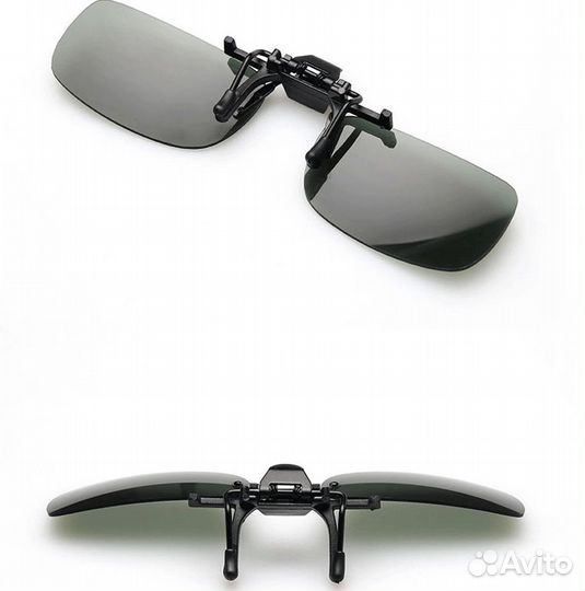 Клиппон на очки солнцезащитные/антиблик