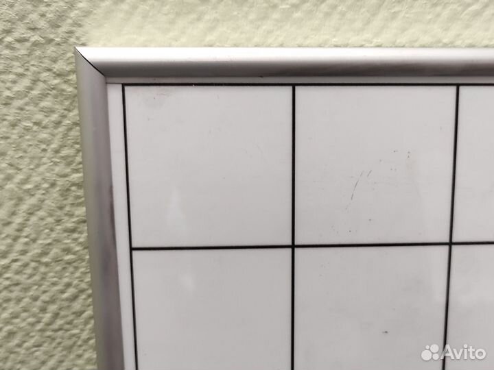 Магнитно маркерная доска в клетку 90х120