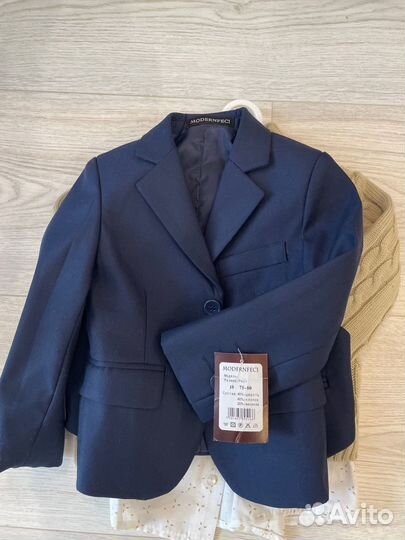 Костюм тройка для мальчика (на фотоссесию) 75-80