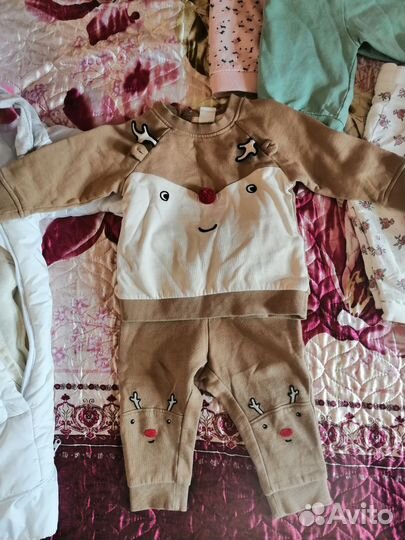 Вещи пакетом на девочку 68-74